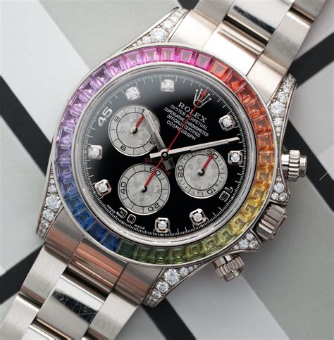 price of rolex rainbow daytona|rolex daytona rainbow cost.